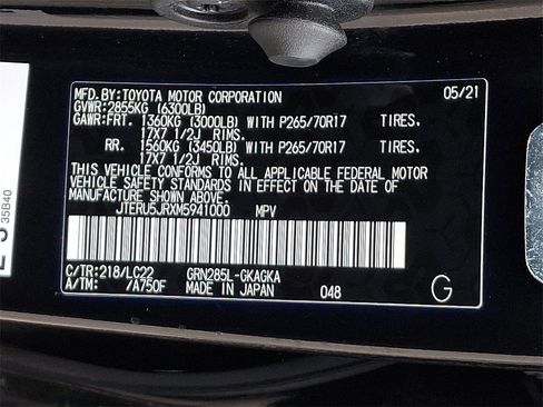 Used 2021 Toyota 4Runner TRD Off-Road Premium w/ Moonroof Package image 28