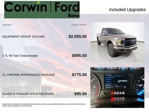 Used 2018 Ford F150 XL w/ Equipment Group 101A Mid AWD/4WD image 3