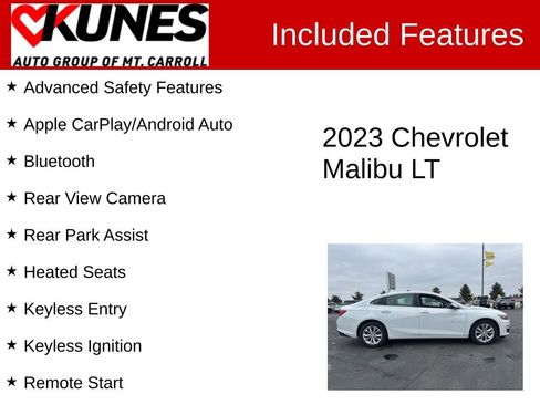 Used 2023 Chevrolet Malibu LT w/ Driver Confidence Package image 3