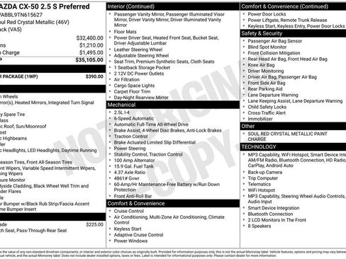 New 2026 MAZDA CX-50 AWD 2.5 S w/ Weather Package image 34