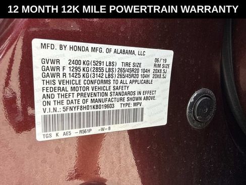Used 2019 Honda Passport Elite image 30