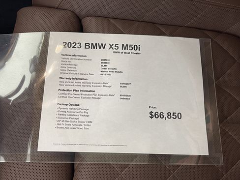 Certified 2023 BMW X5 M50i w/ Executive Package image 19