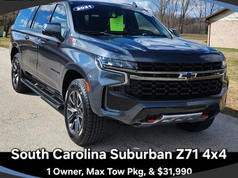 Used 2021 Chevrolet Suburban Z71 w/ Luxury Package image 1