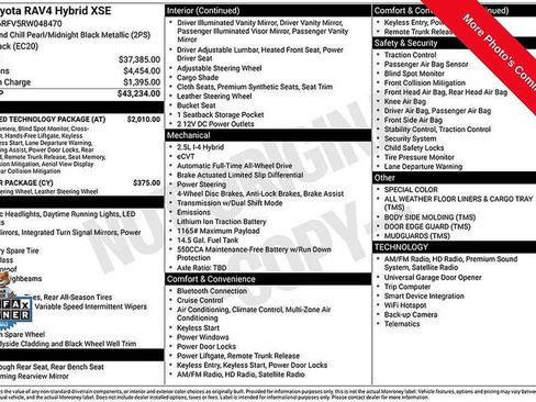 Used 2024 Toyota RAV4 XSE w/ Advanced Technology Package AWD/4WD image 5
