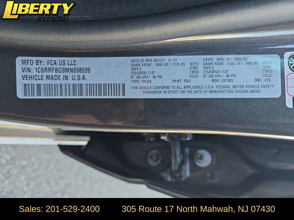Used 2021 RAM 1500 Big Horn AWD/4WD image 32