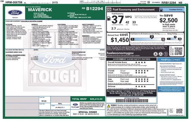 Certified 2024 Ford Maverick XLT FWD image 5