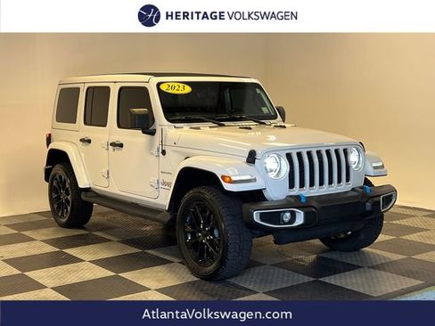 Used 2023 Jeep Wrangler Unlimited Sahara w/ Cold Weather Group AWD/4WD image 1