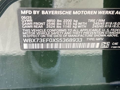 Used 2025 BMW X1 xDrive28i w/ Convenience Package AWD/4WD image 37