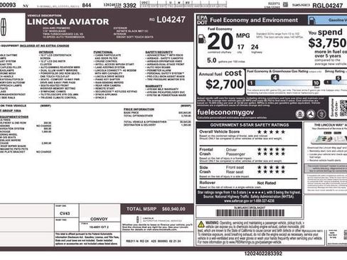 Used 2024 Lincoln Aviator AWD w/ Premium Package image 29