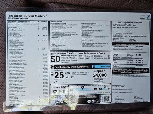 New 2026 BMW X5 xDrive40i image 20