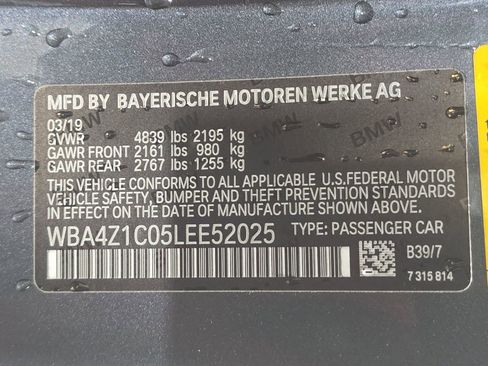 Used 2020 BMW 430i Convertible w/ M Sport Package RWD image 28
