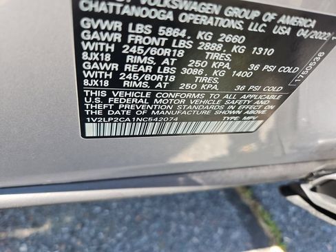 Used 2022 Volkswagen Atlas SE AWD/4WD image 14