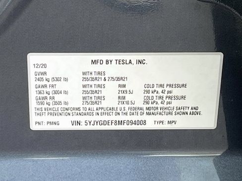 Used 2021 Tesla Model Y Performance AWD/4WD image 33