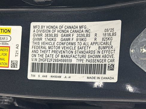 Used 2025 Honda Civic LX image 12