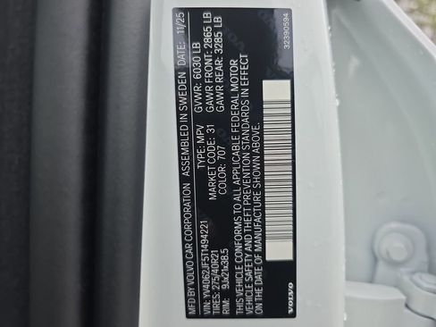 New 2026 Volvo XC90 B6 Ultra w/ Lounge Package image 48