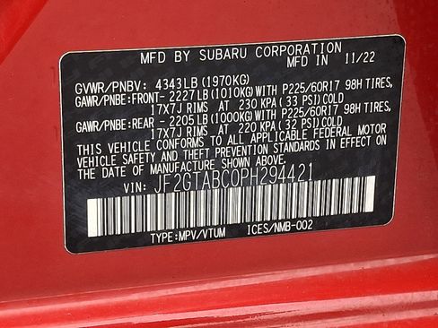 Certified 2023 Subaru Crosstrek 2.0i image 26