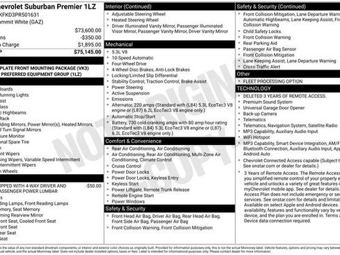Used 2023 Chevrolet Suburban Premier AWD/4WD image 17