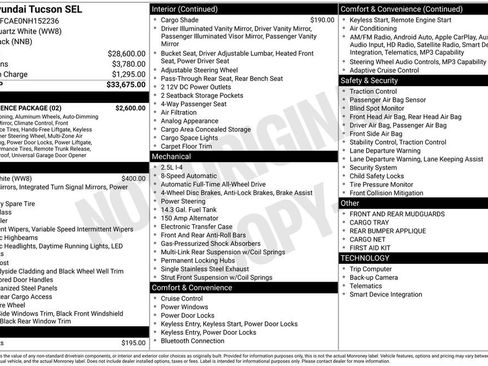 Used 2022 Hyundai Tucson SEL w/ Convenience Package image 8