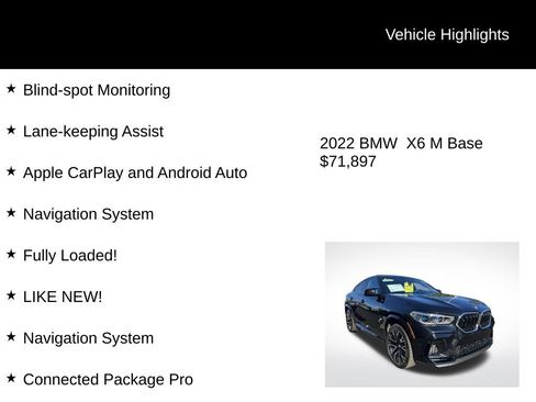 Used 2022 BMW X6 M image 4