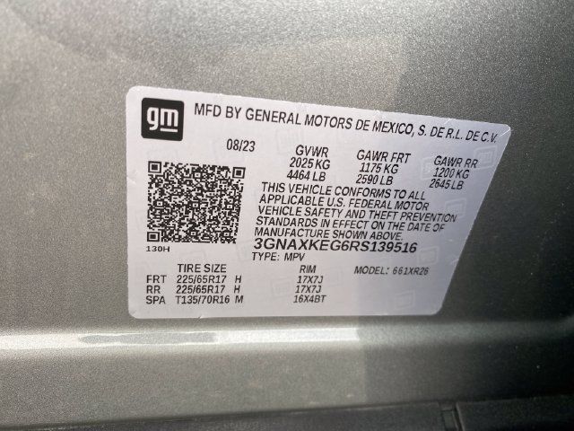 Certified 2024 Chevrolet Equinox LT w/ LPO, Floor Liner Package FWD image 25
