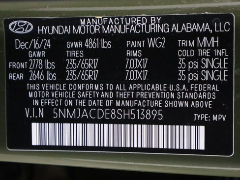 Certified 2025 Hyundai Tucson SE image 39