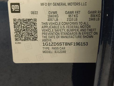Used 2022 Chevrolet Malibu LT FWD image 33
