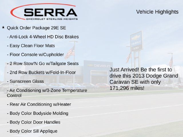 Used 2013 Dodge Grand Caravan SE FWD image 3