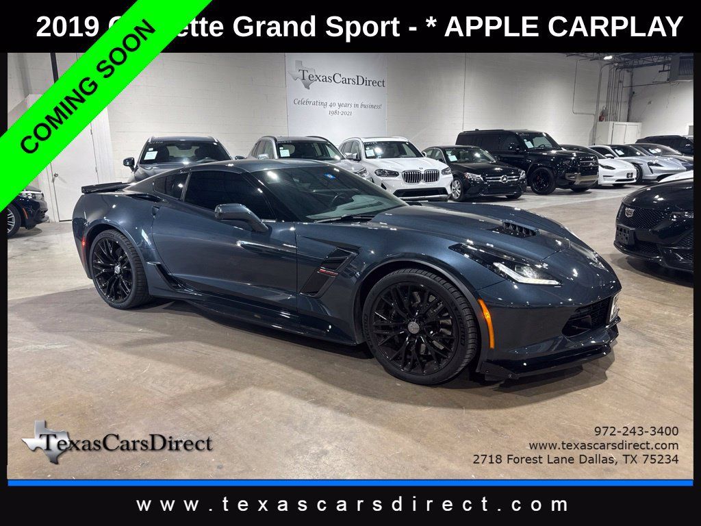 Used 2019 Chevrolet Corvette Grand Sport RWD image 1