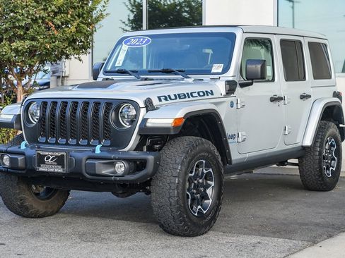 Used 2023 Jeep Wrangler Unlimited Rubicon 4xe w/ Steel Bumper Group image 3