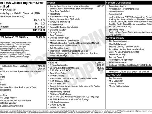 Used 2019 RAM 1500 Big Horn RWD image 20
