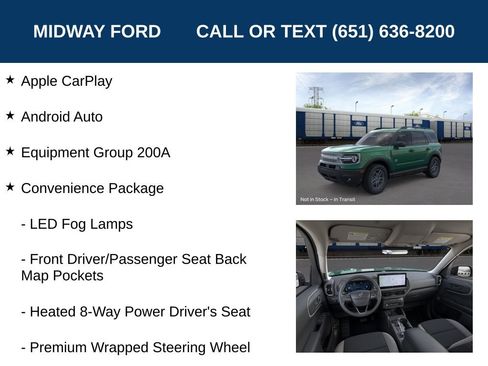 Used 2025 Ford Bronco Sport Big Bend w/ Convenience Package image 7
