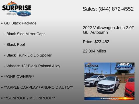 Used 2022 Volkswagen Jetta GLI Autobahn FWD image 6
