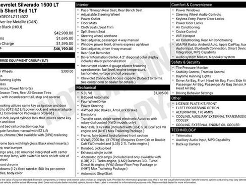 Used 2020 Chevrolet Silverado 1500 LT AWD/4WD image 3
