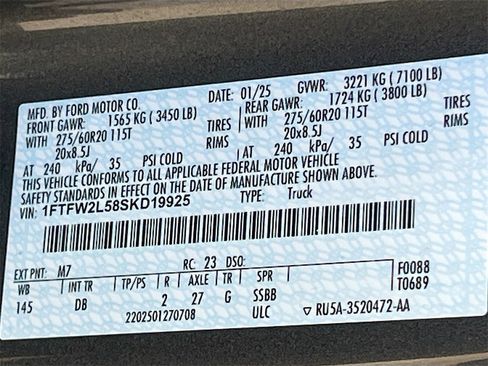 Used 2025 Ford F150 STX w/ STX Black Appearance Package image 29