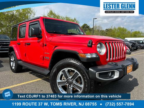 Certified 2023 Jeep Wrangler Sahara w/ Cold Weather Group image 1
