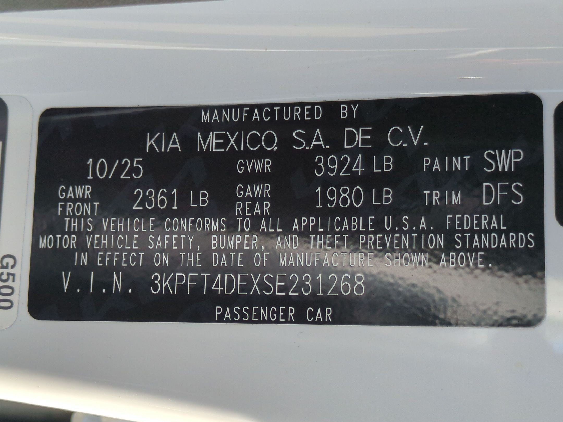 Certified 2025 Kia K4 FWD image 28