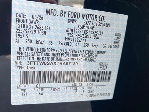 New 2026 Ford Maverick Lariat AWD/4WD image 31