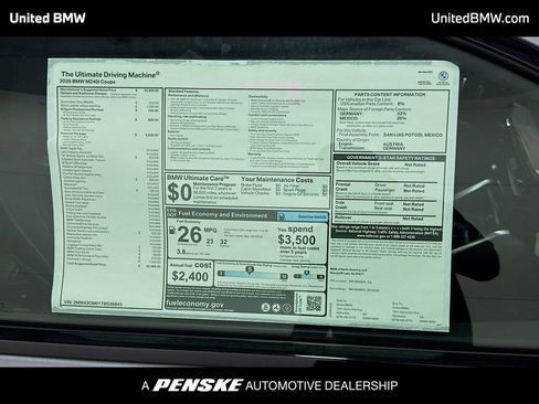 New 2026 BMW M240i Coupe w/ Premium Package RWD image 15