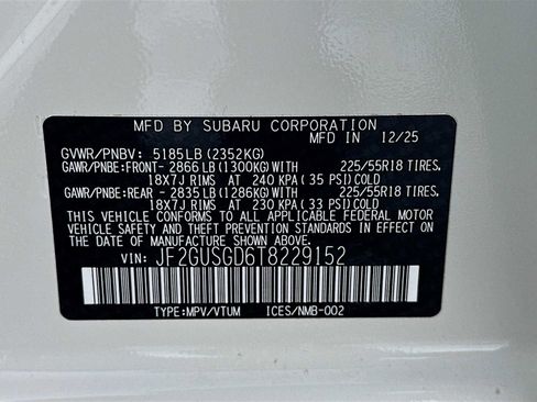 New 2026 Subaru Crosstrek 2.5i Sport image 30