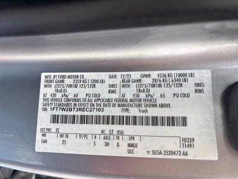 Used 2024 Ford F250 XLT w/ FX4 Off-Road Package AWD/4WD image 62