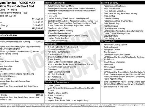 Used 2026 Toyota Tundra 1794 Edition AWD/4WD image 2