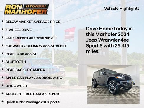 Used 2024 Jeep Wrangler Unlimited w/ Convenience Group AWD/4WD image 15
