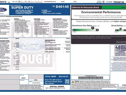 New 2026 Ford F250 Lariat w/ Black Appearance Package image 45