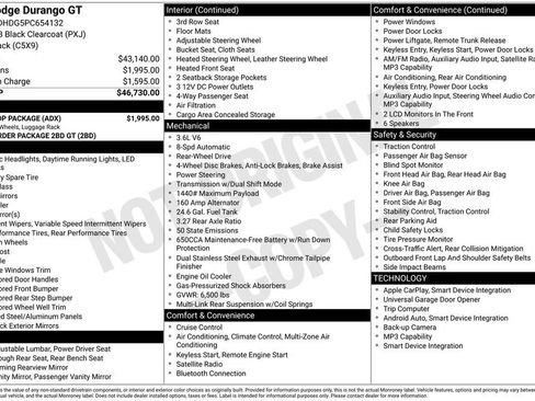 Used 2023 Dodge Durango GT w/ Blacktop Package image 36