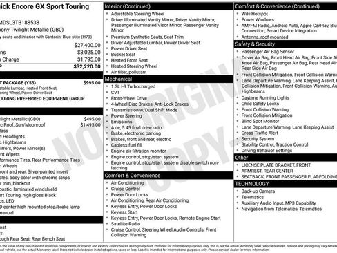 New 2026 Buick Encore GX Sport Touring w/ Comfort Package FWD image 6