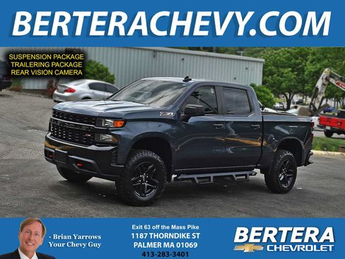 Used 2021 Chevrolet Silverado 1500 Custom Trail Boss w/ Safety Confidence Package AWD/4WD image 1