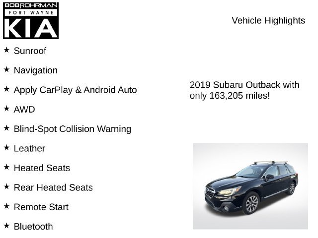 Used 2019 Subaru Outback 2.5i Touring w/ Popular Package #3A AWD/4WD image 7