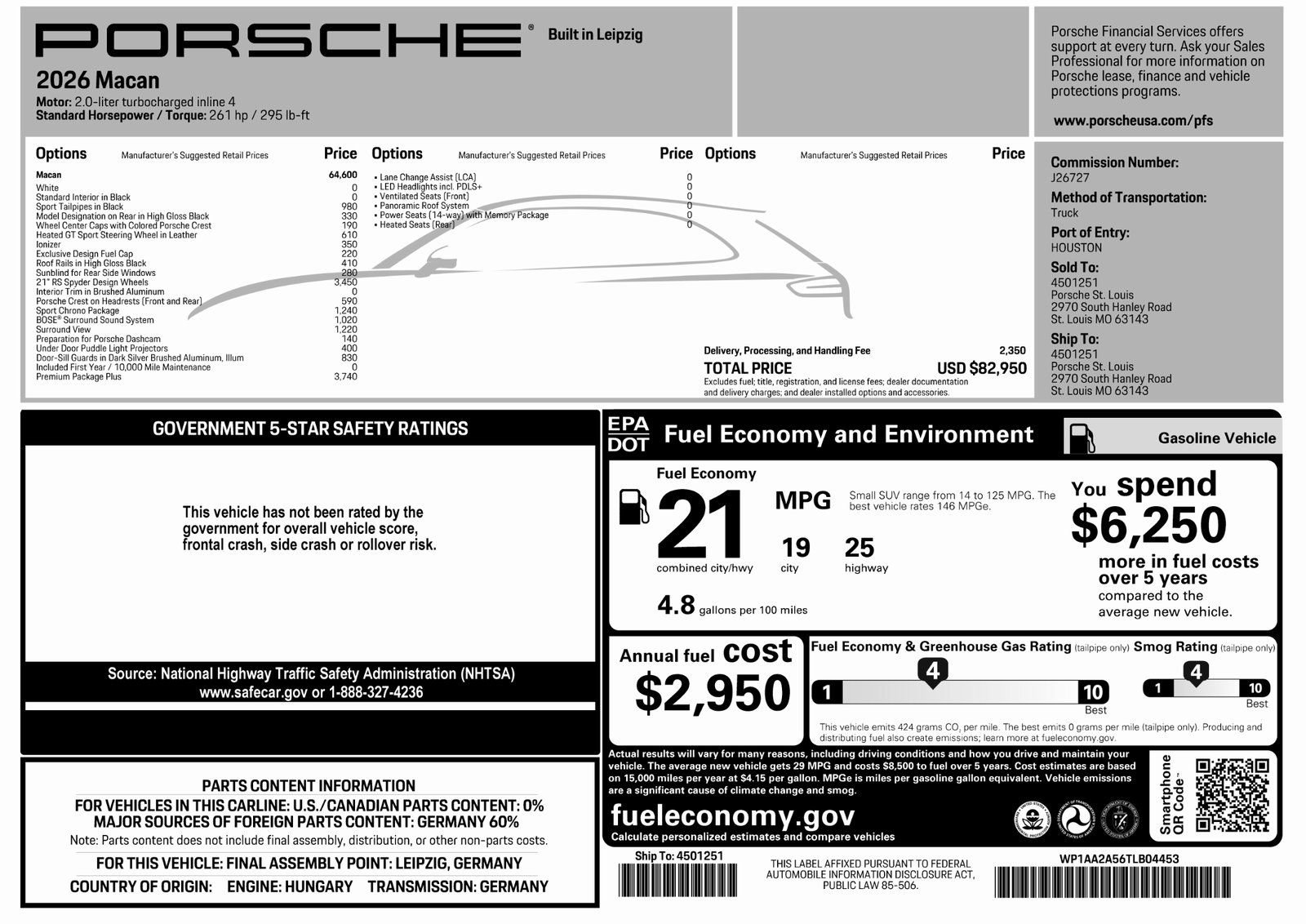 Certified 2026 Porsche Macan AWD/4WD image 52