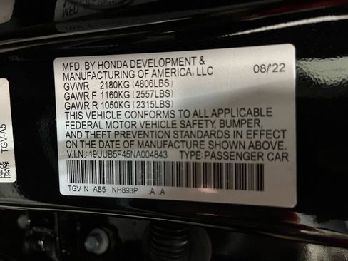 Certified 2022 Acura TLX w/ Technology Package image 23