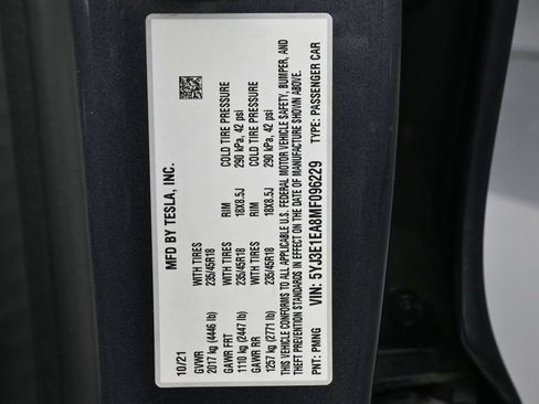 Used 2021 Tesla Model 3 Standard Range Plus RWD image 23